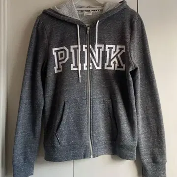 빅토리아 시크릿 PINK 그레이 후드티