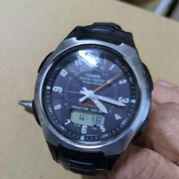 작동품. CASIO 전파 솔라 손목시계