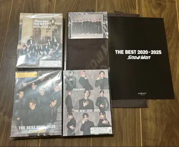 SnowMan THE BEST 2020-2025 3가지 형태 특전 포함