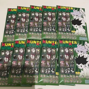 헌터헌터 스탯 카드 컬렉션 10점 미개봉 새상품