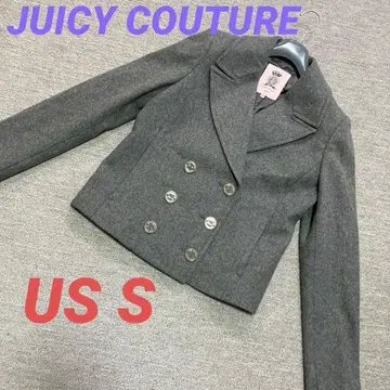 쥬시 꾸뛰르 숏코트 us S 그레이 P코트