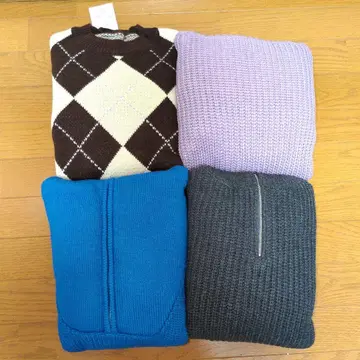 그레일 니트 4세트