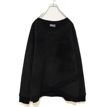 구제 의류 베츠 존슨 보아 맨투맨 무지 블랙