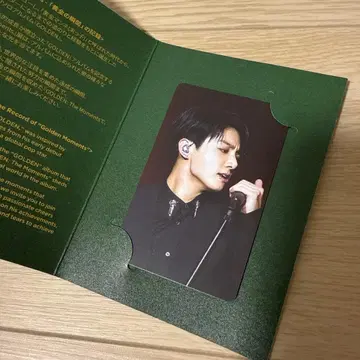 BTS 정국 GOLDEN 전시회 입장 특전 트레이딩 카드