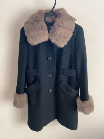 JILL STUART 퍼 포함 롱 코트 M 사이즈