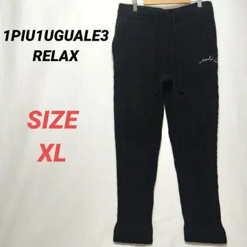 1PIU1UGUALE3 RELAX 우노피우 니트 팬츠 룸웨어 블랙
