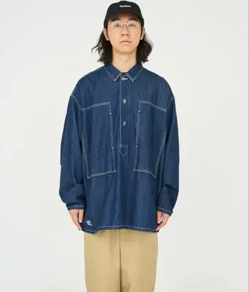 FreshService DENIM PULLOVER SHIRT