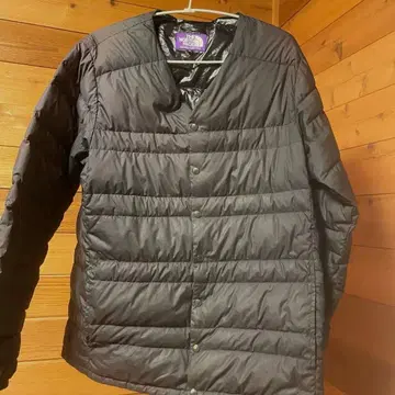 The North Face 블랙 다운 가디건 이너다운 광전자