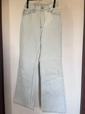 NICE CLAUP 라이트 블루 플레어 데님 팬츠 S