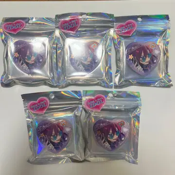 GIRA 데코 아이돌 하트 캔뱃지 사에구사 이바라 앙스타 파프레