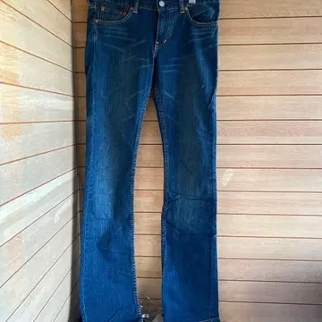 S1118.3 evisu 스트레이트 데님 다크 블루