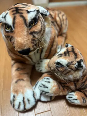 호랑이 봉제 인형 세트 (대 소)