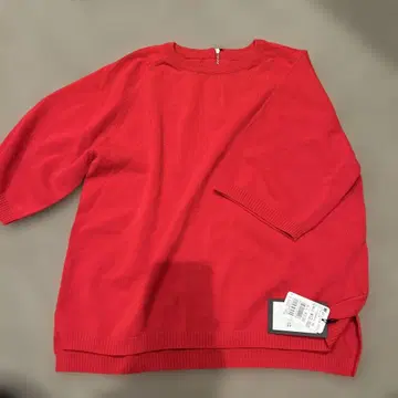 스콧 클럽 Aga 빨간색 오부 소매 티셔츠