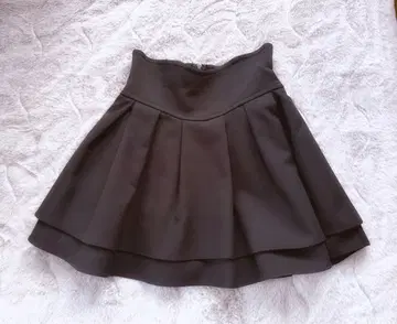 미셸 마카롱 슬림 레그 스커트 블랙 xs 사이즈