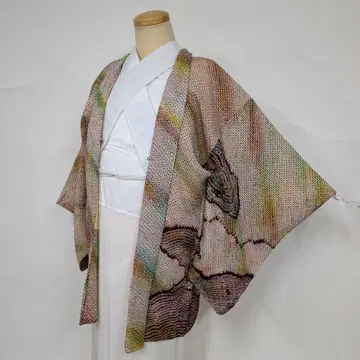 h43492 레인보우 컬러 구름 문양 겉옷