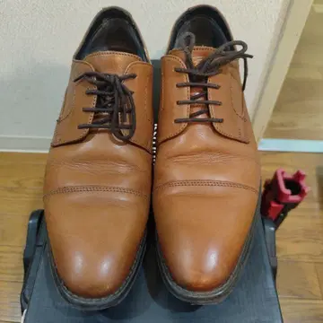 브라운 레이스업 슈즈