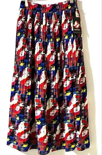 [ 미사용 ] 그라니프 x 고스트버스터즈 플리츠 스커트