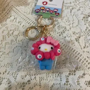 헬로키티 미야쿠미야쿠 콜라보 키링