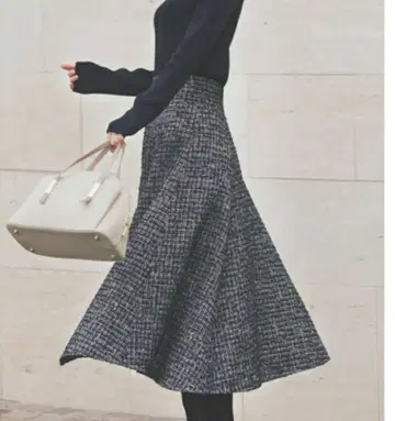 프로포션 / 스커트 자카드 바디 드레싱 블랙 PS