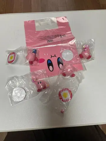 미개봉 별의 커비 요시노야 세트 피규어 한정판 포장 봉투