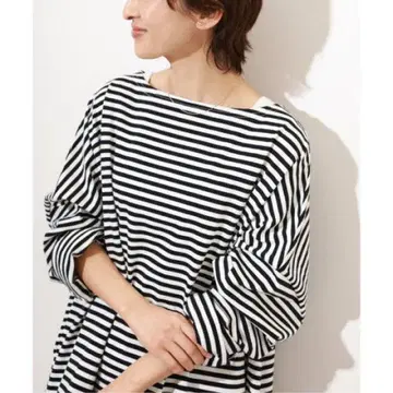 별주 [ WIFFLE/위플 ] x relume 빅 보더 티셔츠