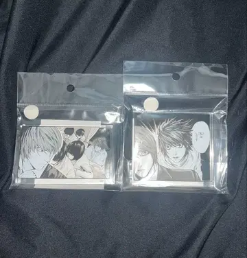 데스노트 코마 플레이트 스탠드 엘르 야가미 라이토 2점 세트