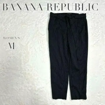 [ 바나나리퍼블릭 ] 스트라이프 패턴 슬랙스 팬츠 끈 벨트 포함 오피카지