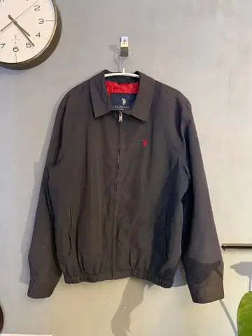 U.S. POLO ASSN. 다크 그레이 점퍼 M 사이즈