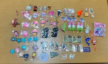 키링 미니어처 식재료 팔찌 등 잡화 세트