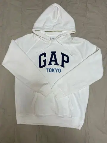 GAP 보아 안감 속기모 후드티 화이트