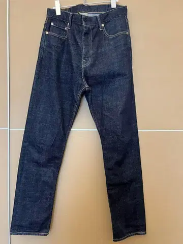 green label relaxing 스트레이트 데님 인디고