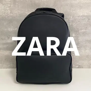 단종 모델 ZARA/자라 텍스처 러버 백팩 블랙 새상품급