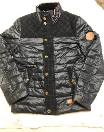 블랙 충전솜 다운 자켓 M 170 사이즈