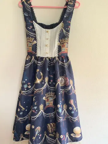 axes femme kawaii 클래식 오션 원피스 걸리시