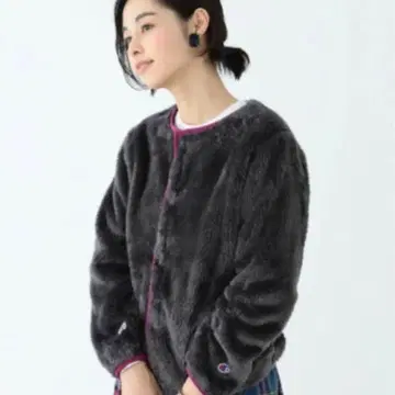 [ 미사용 택 포함 ] BEAMS BOY 별주 챔피온 플리스