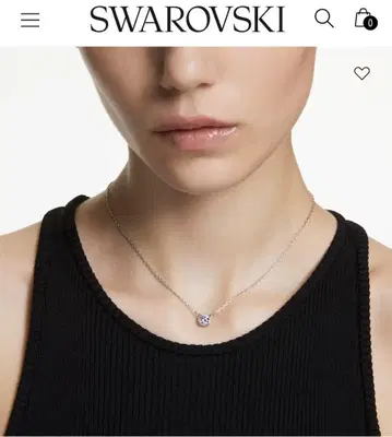 스와로브스키 목걸이 Stilla 화이트 SWAROVSKI