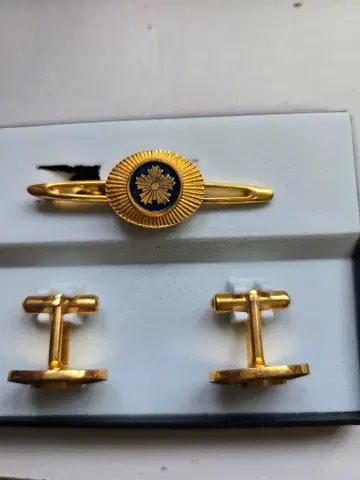 경시청 기념 넥타이핀 엠블럼 포함 금도금 세트