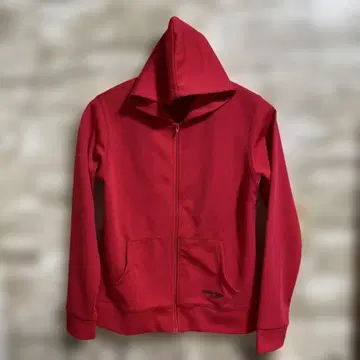 마리끌레르 스포트 후드 부착 레드 후드티 M 사이즈