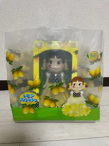 FUJIYA 페코짱 인형 레몬 스카시 50주년 기념 피규어 (봉투 포함)