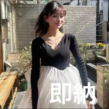 즉시 배송 Bibiy. DELPHINE TULLE DRESS