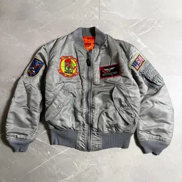 알파 y2k 실버 그레이 MA-1 S 사이즈 USA제 구택