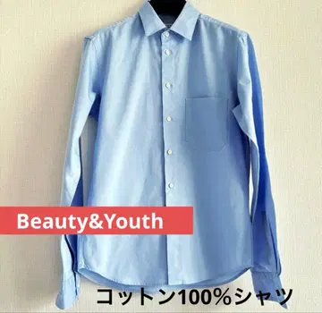 BEAUTY&YOUTH UNITED ARROWS 셔츠 긴팔 블루