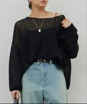 GALLARDAGALANTE 린넨 메쉬 풀오버 todayful