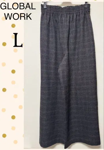 GLOBAL WORK *따뜻한 릴랙스 와이드 팬츠