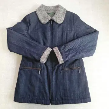 NEWYORKER 데님 자켓 보아 옷깃