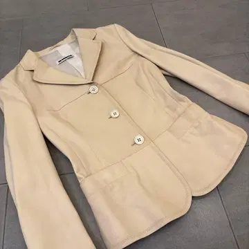 아이 토미나가 착용 jilsander 질 샌더 가죽 자켓 34