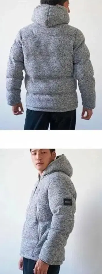 RUSTY SURFBOARDS 그레이 다운 자켓