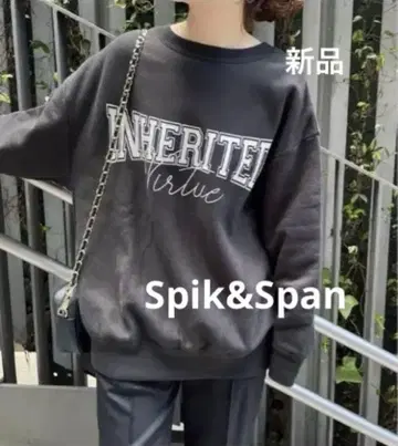 미사용 새상품 Spick and Span 로고 BIG 맨투맨