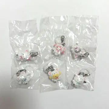 산리오 메지루시 액세서리 포근포근 스노우 컴플리트 세트