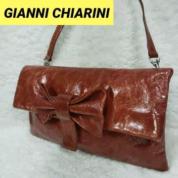GIANNI CHIARINI 지아니카리니 리본 핸드백 가죽